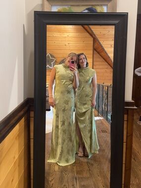 revolve sage green dress Sage Gowns